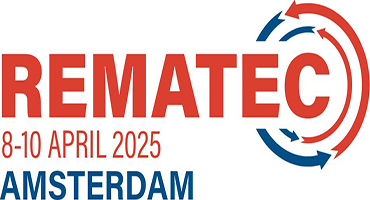 Logo Rematec Amsterdam met datum 2025 fuer Webseite